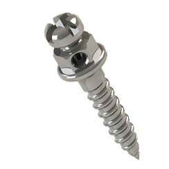 Miniparafuso Ortodôntico Cabeça de Bráquete Horário (Compr.: 6mm Transm.: 1mm Ø1.5mm)