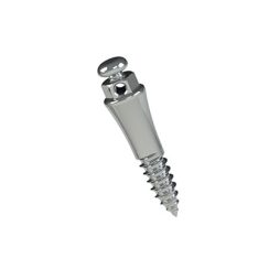 Miniparafuso Ortodôntico Extrarradicular de Aço (Compr.: 5mm Transm.: 4mm Ø2mm)