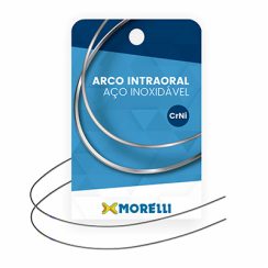 Arco Intraoral Superior CrNi Quadrado 0,40x0,40mm (.016"x.016")