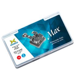 Kit de Bráquetes 01 caso Prescrição Roth Max .018" Can. 9° Ang. Gancho Can./Prés