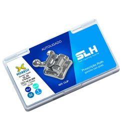 Kit de Bráquetes 01 caso Prescrição Roth Autoligado SLH .022" Gancho Can./Prés