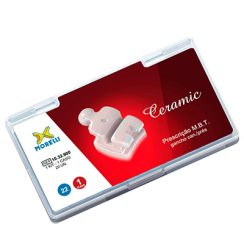Kit de Bráquetes 01 caso Prescrição M.B.T. Ceramic .022" Gancho Can./Prés