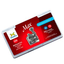 Kit de Bráquetes 10 casos Prescrição M.B.T. Max .022" Gancho Prés