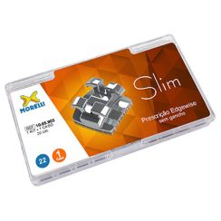 Kit de Bráquetes 01 caso Prescrição Edgewise Slim .022"