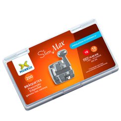 Kit de Bráquetes 10 casos Prescrição Edgewise Slim Max .018" Gancho Can.