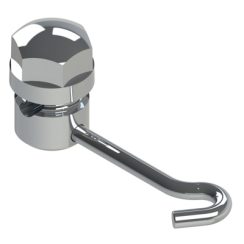 GURIN HASTE LONGA GANCHO DIREITO SLOT REDONDO FECHADO - 0,56mm