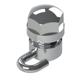 GURIN GANCHO ESQUERDO SLOT RETANGULAR ABERTO - 0,56mm
