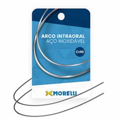 Arco Intraoral Inferior CrNi Retangular 0,45x0,63mm (.018"x.025")
