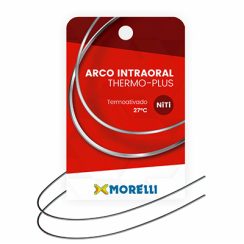 Arco Intraoral Thermo Plus Pequeno NiTi Retangular 0,53x0,63mm (.021"x.025")