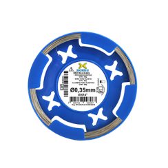 Fio Ortodôntico Duro Elástico CrNi Redondo Ø0,35mm (.014") em Rolo 50g