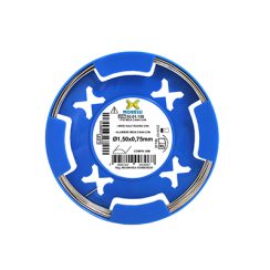 Fio Ortodôntico Meia Cana CrNi Ø1,50mm x 0,75mm em Rolo 5 metros
