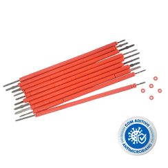 Elástico Ligadura Bengalinha Antimicrobiano Laranja Coral