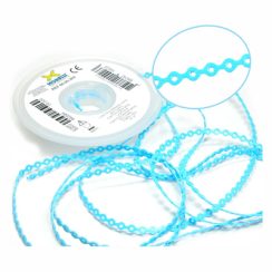 Elástico Corrente Longo Azul Bebê 1,5m