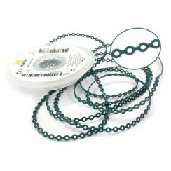 Elástico Corrente Longo Verde Musgo 1,5m