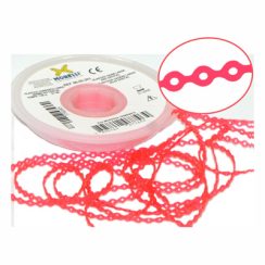 Elástico Corrente Longo Vermelho Cristal 1,5m