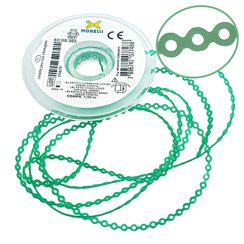 Elástico Corrente Longo Verde Cristal 1,5m
