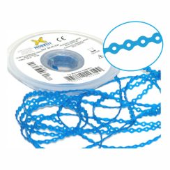Elástico Corrente Longo Azul Cristal 1,5m