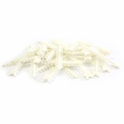 Elástico Ligadura Modular Branco Renda