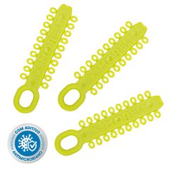 Elástico Ligadura Modular Antimicrobiano Verde Lima
