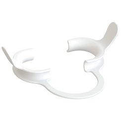 Afastador labial procedimento/fotografia grande branco
