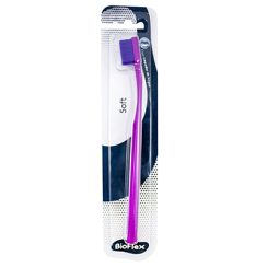 Escova Dental Bioflex Macia Pink/Roxa